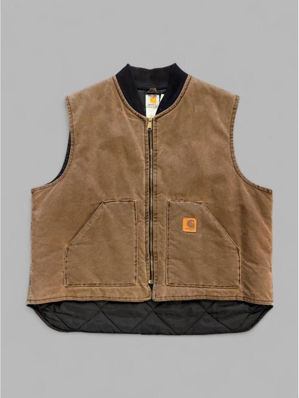 Vintage Mocha Carhartt Vest